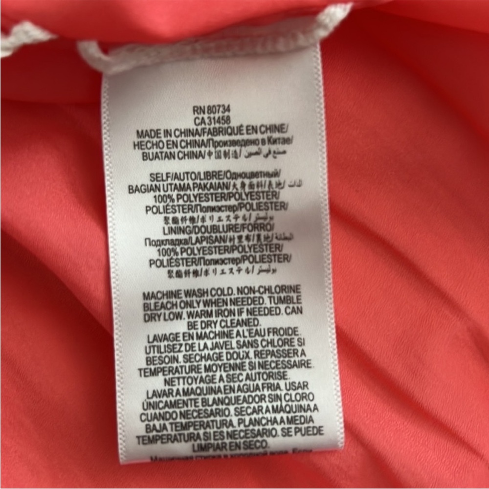 BCBGMaxazaria  BCBG Clea Tank Dress in Coral Pink M - Picture 7 of 7